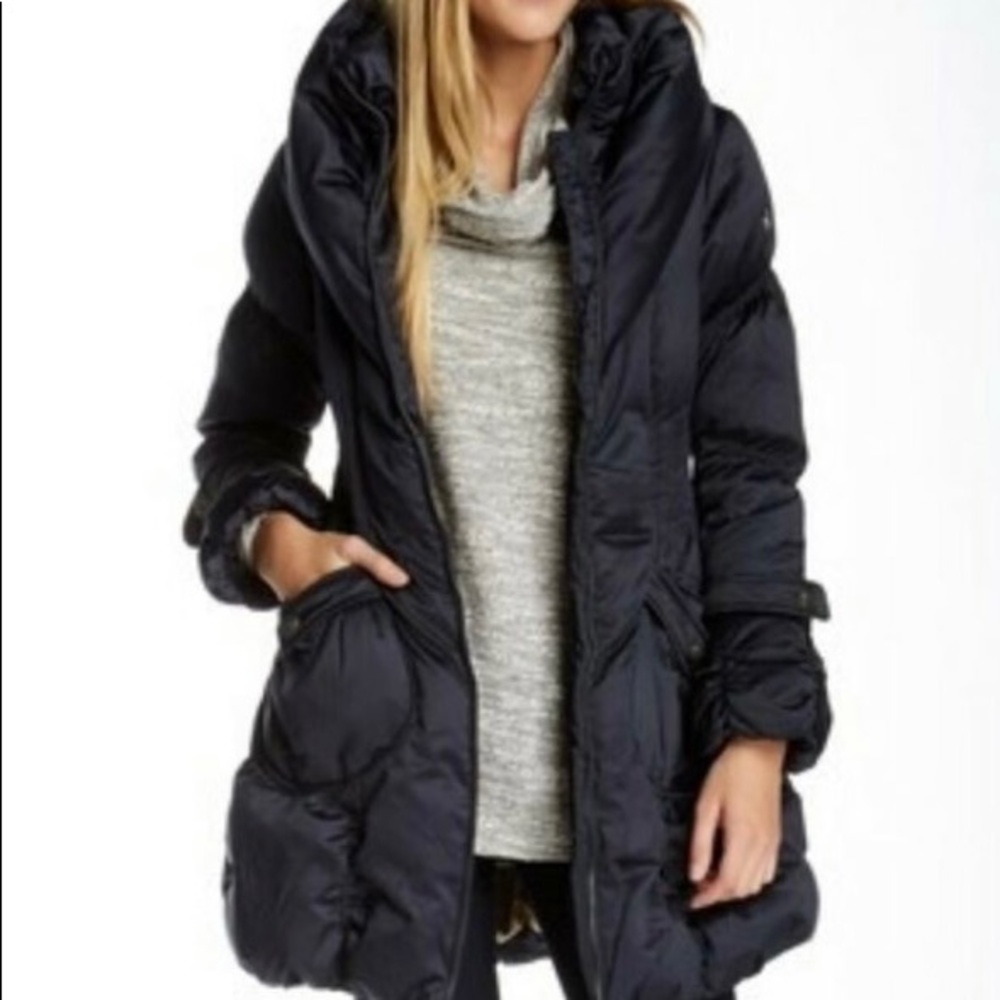 Happy goat lucky Paris Puffer Coat Navy/ Black